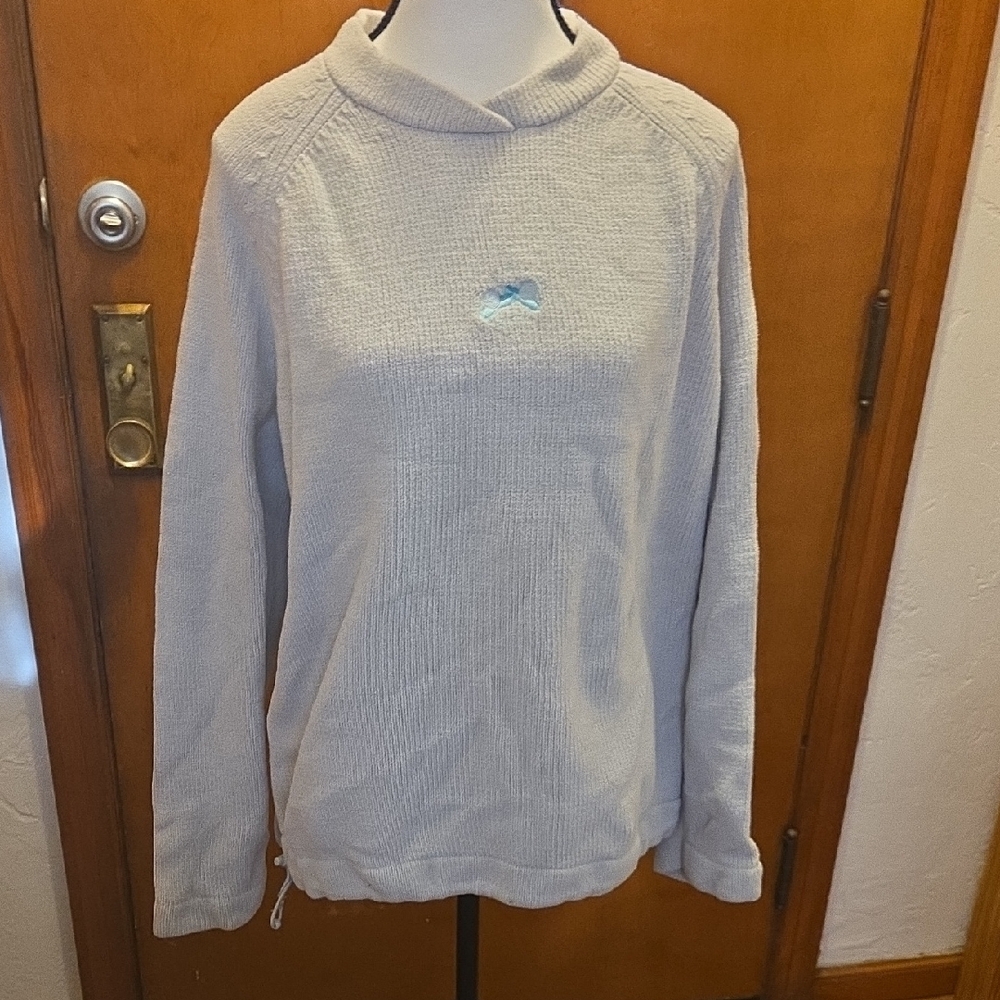 Disney Light Gray Sweatshirt with Blue Detail